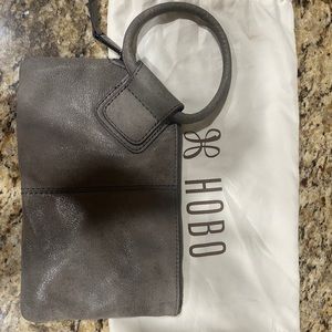 Hobo Sable wristlet. Like new.  Gray with bag.